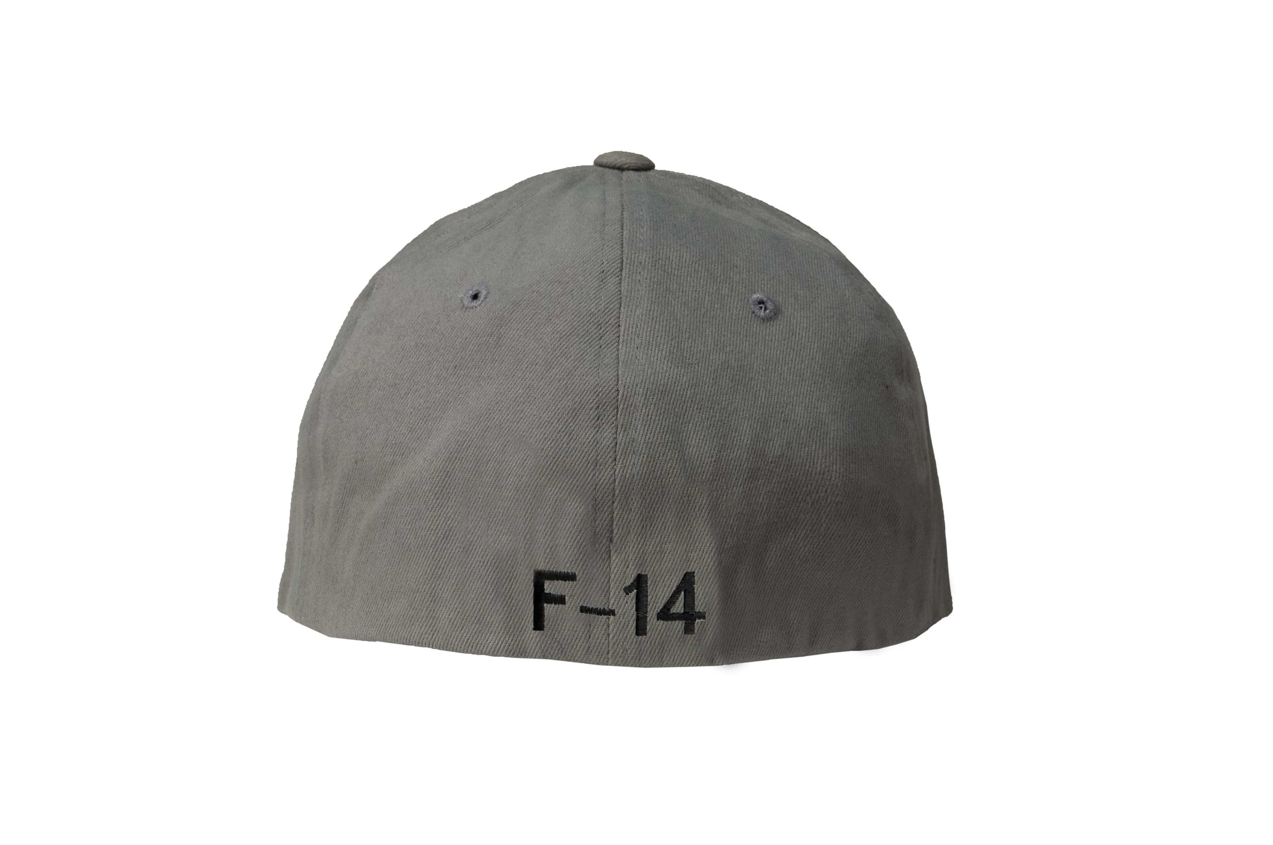 Flyboy Aviator Lenses F14 Baseball Cap- FlexFit - Dark Gray | Flyboy